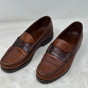 Allen Edmonds Brown Penny Loafers